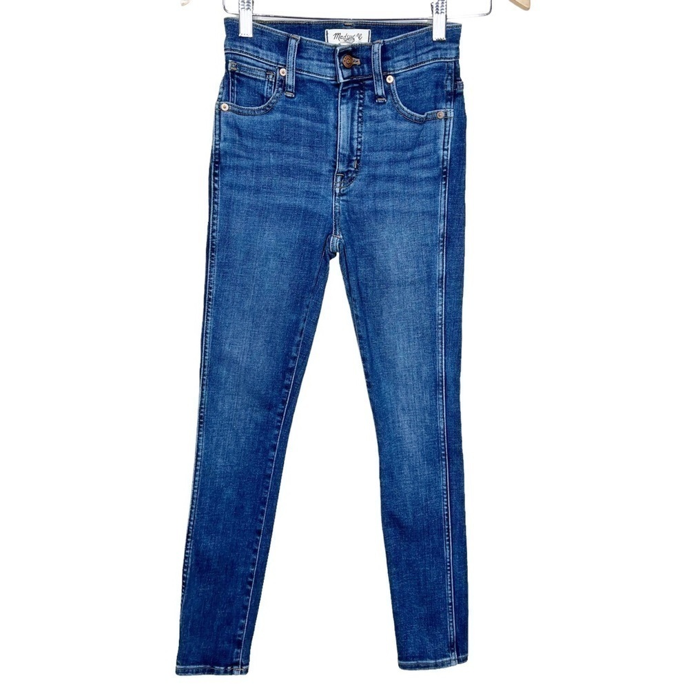 Madewell Womens 10” High Rise Medium Wash Skinny Jeans Size 23 Stretch